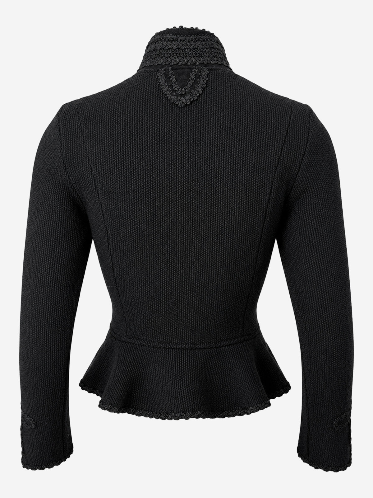 Strickblazer lea in schwarz