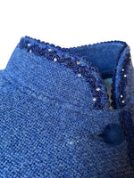 Load image into Gallery viewer, Trachtenjacke Elisa in Jeansblau
