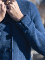 Load image into Gallery viewer, Trachtenjacke Elisa in Jeansblau

