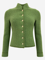 Load image into Gallery viewer, Strickjacke Elisa in Maigrün
