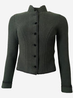 Load image into Gallery viewer, Trachtenjacke Elisa in Olivgrün

