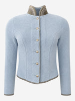 Load image into Gallery viewer, Trachtenjacke Marleen in Hellblau

