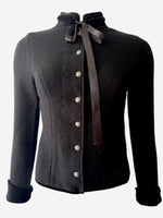 Load image into Gallery viewer, Trachtenjacke Anja in Schwarz
