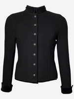 Load image into Gallery viewer, Trachtenjacke Anja in Schwarz

