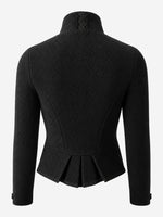 Load image into Gallery viewer, Strickblazer Caro in Schwarz
