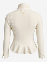 Load image into Gallery viewer, Strickblazer Lea in Blanchit
