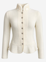 Load image into Gallery viewer, Strickblazer Lea in Blanchit
