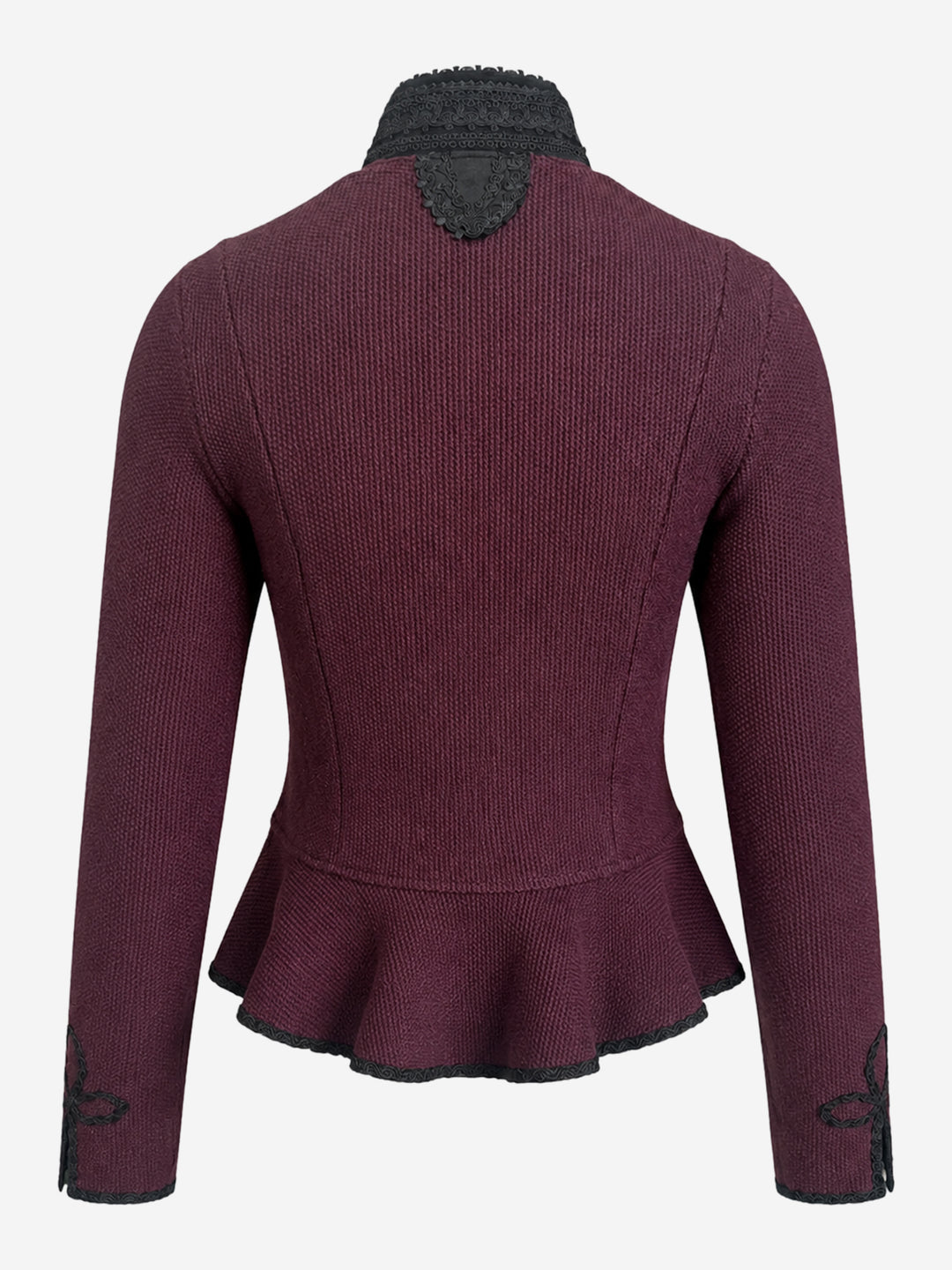 Strickblazer Lea in Rubinrot
