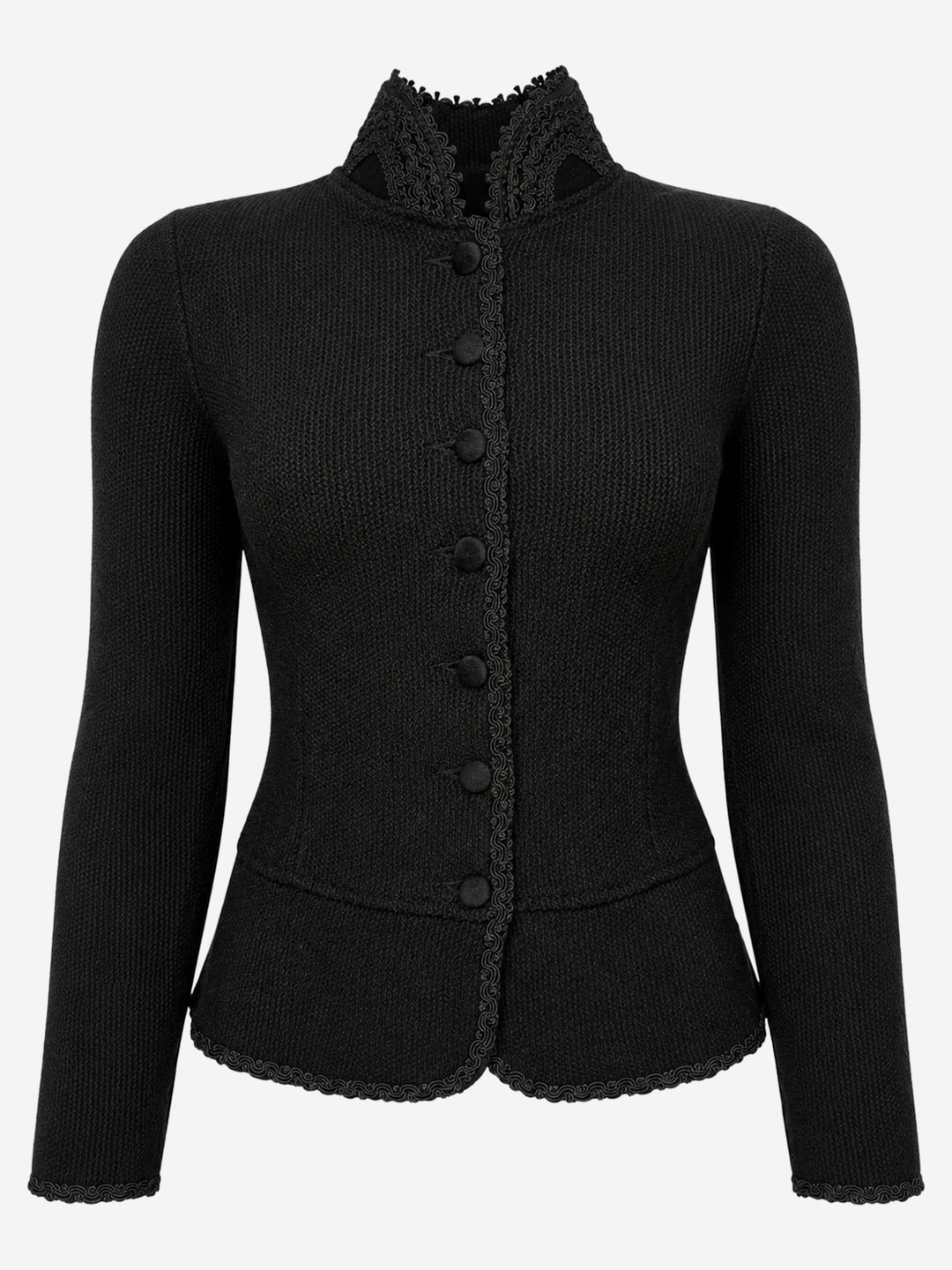 Strickblazer Lea in Schwarz
