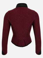 Load image into Gallery viewer, Trachtenjacke Ingrid in Rubinrot
