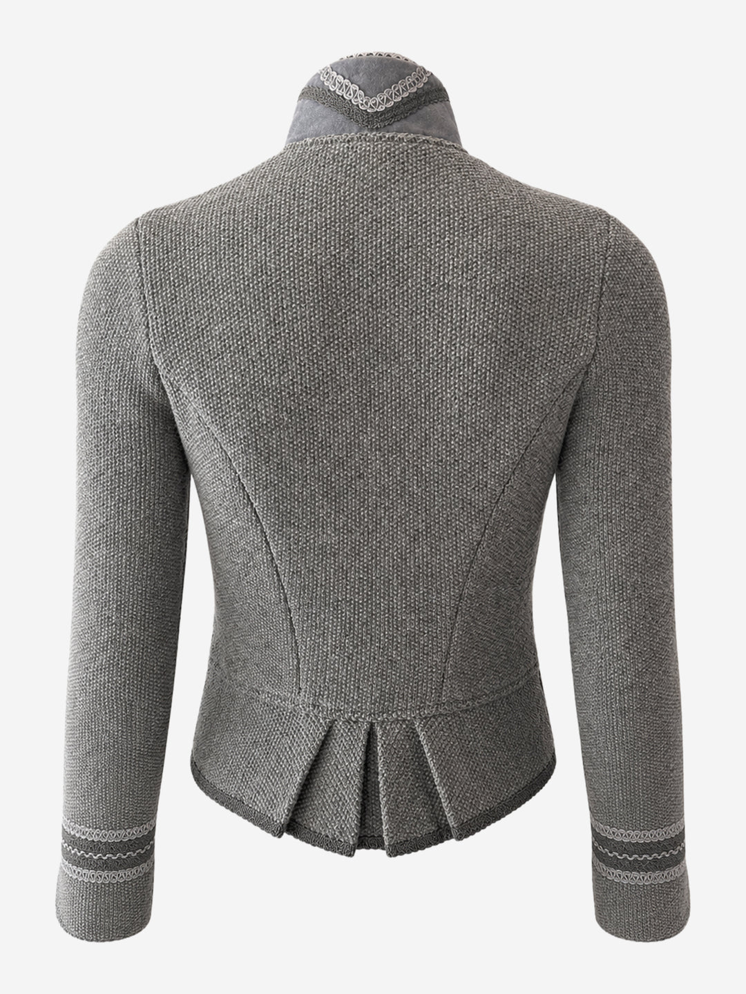 Strickblazer Alice in Mittelgrau