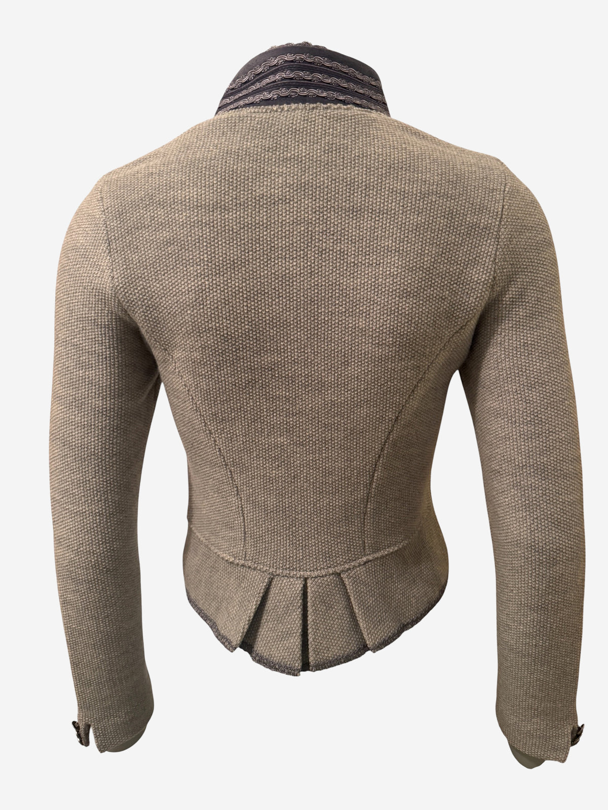 Strickblazer ariana in silbergrau
