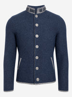 Load image into Gallery viewer, Strickjacke Jonas in Marineblau
