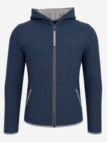 Load image into Gallery viewer, Kapuzenjacke Basti in Marineblau
