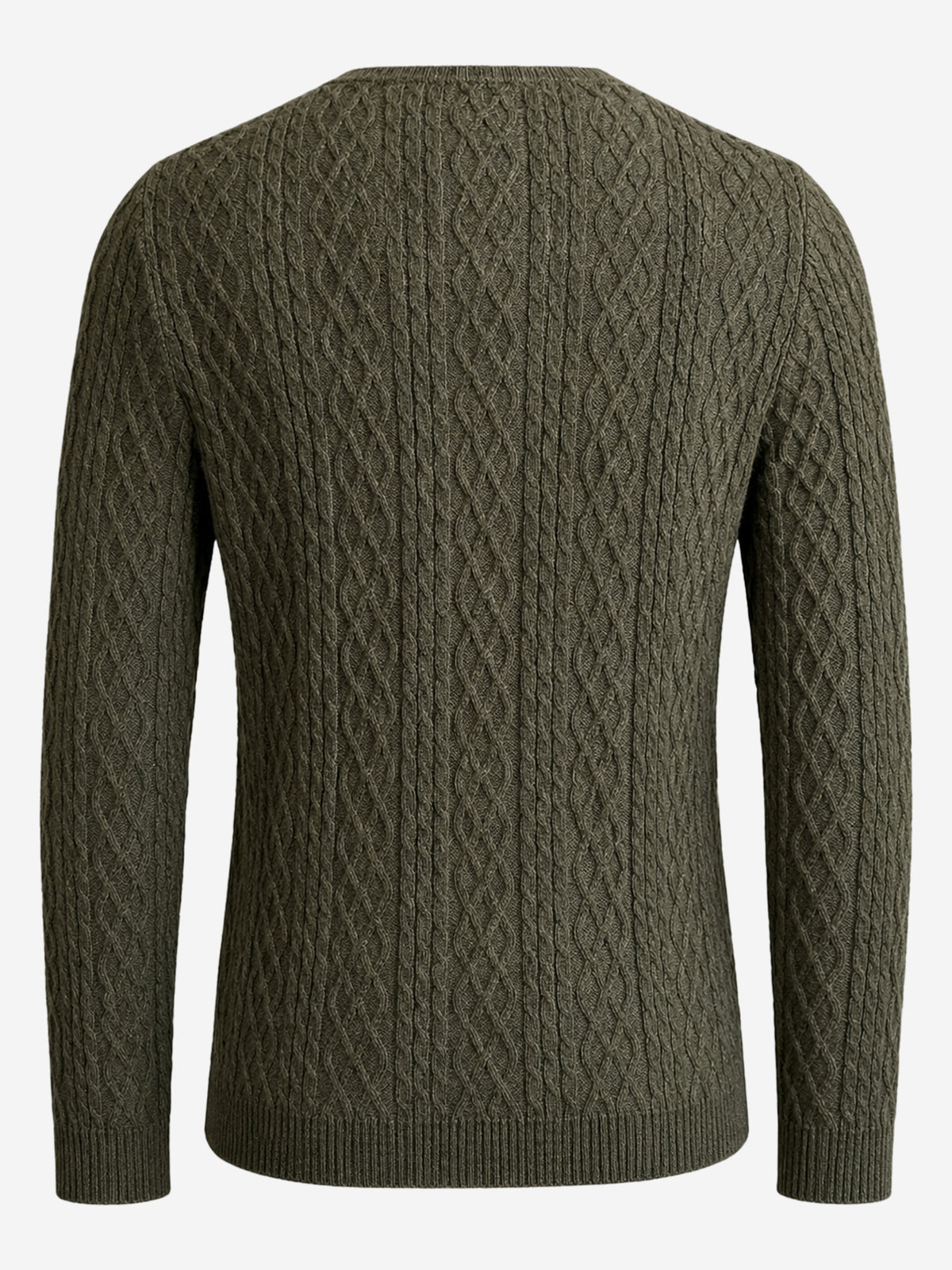 Strickjacke marius in olivgrün