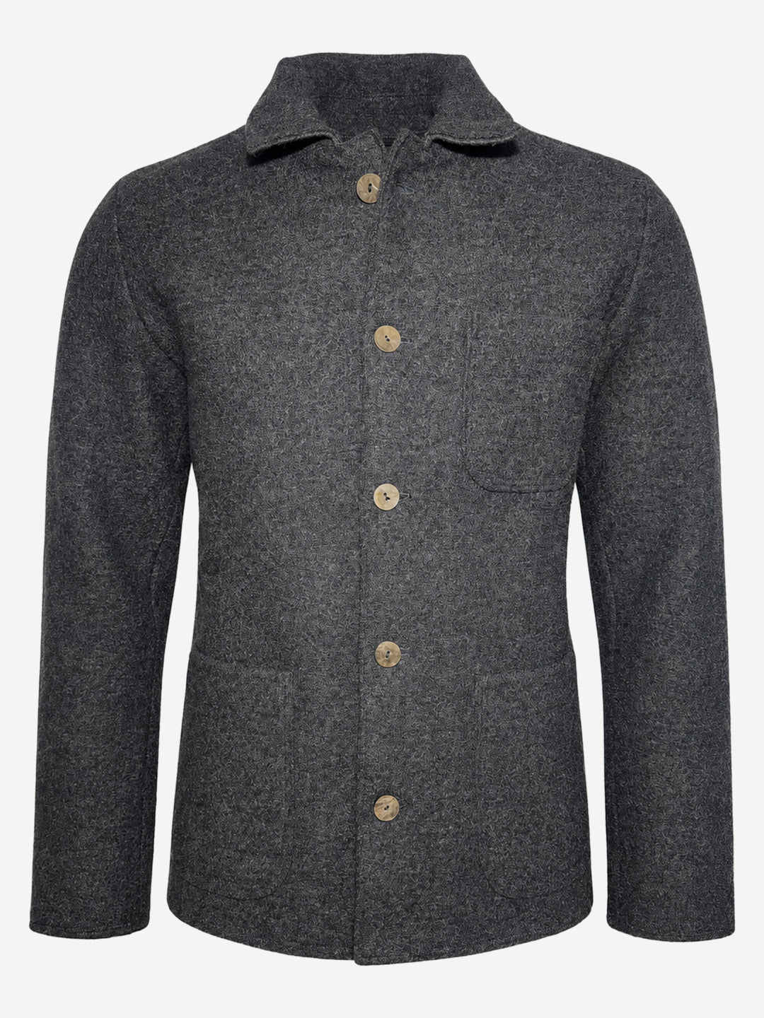 Walkjacke James in Anthrazit
