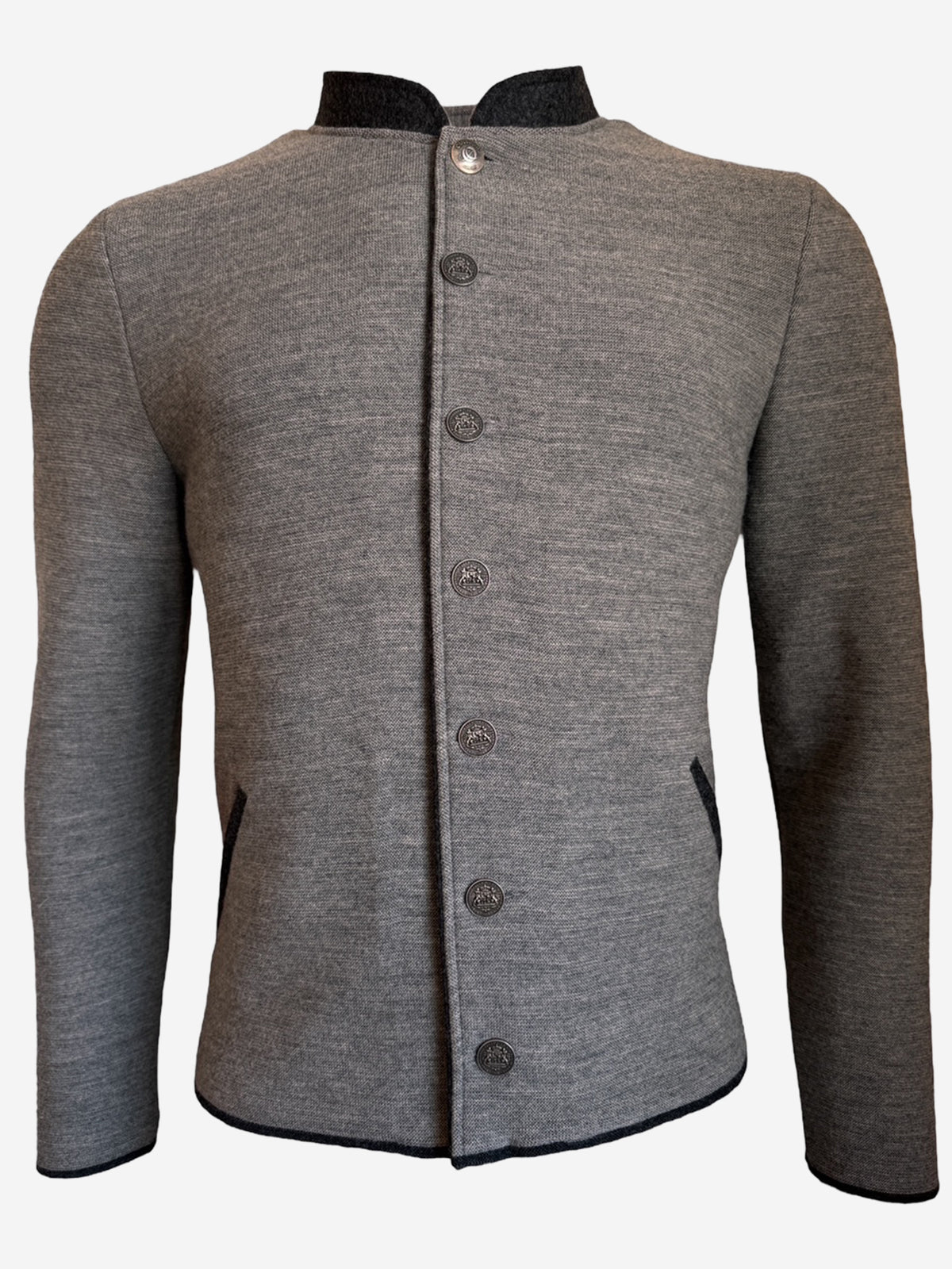 3006_strickjacke_emilian_oktoberfest_litzlfelder_manufaktur_grau front