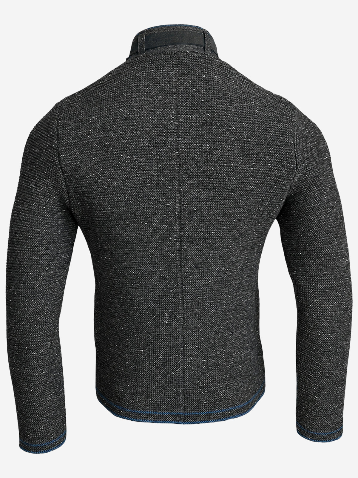 Strickjacke hannes in mittelgrau