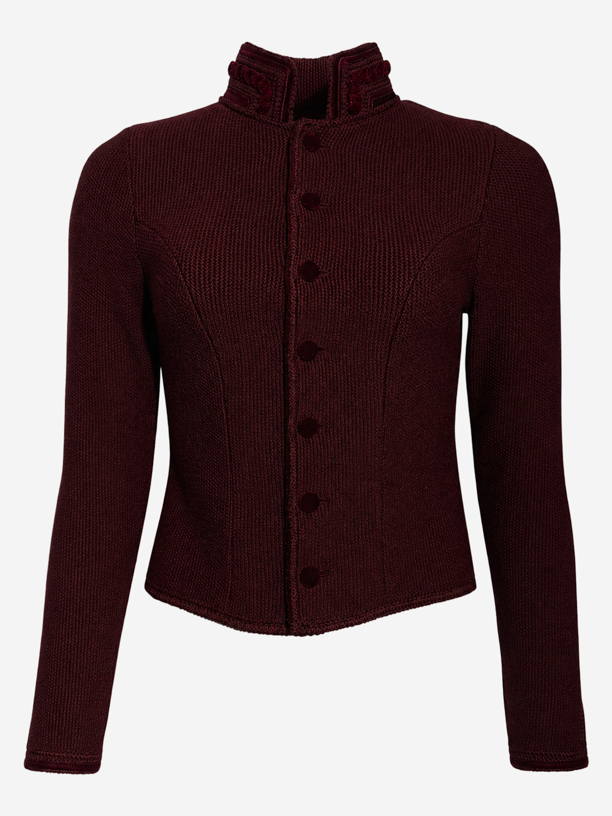 Bunte_trachtenjacke_litzlfelder_manufaktur_rubinrot_front