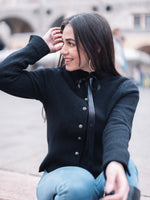 Load image into Gallery viewer, Trachtenjacke Anja in Schwarz
