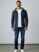 Load image into Gallery viewer, Kapuzenjacke Basti in Marineblau

