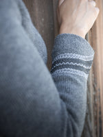Load image into Gallery viewer, Strickblazer Alice in Mittelgrau
