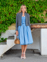 Load image into Gallery viewer, Strickblazer Alice in Mittelgrau
