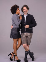 Load image into Gallery viewer, Strickblazer Mia in Grau
