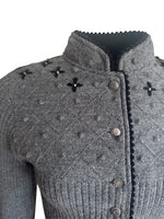 Load image into Gallery viewer, Strickblazer Mia in Grau
