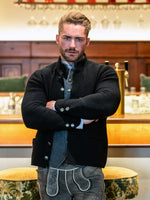 Load image into Gallery viewer, Strickjacke Paul in Schwarz

