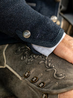 Load image into Gallery viewer, Strickjacke Paul in Marineblau
