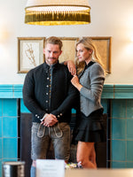 Load image into Gallery viewer, Strickjacke Paul in Schwarz
