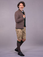 Load image into Gallery viewer, Strickjacke Hannes in Mittelbraun
