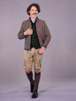 Load image into Gallery viewer, Strickjacke Hannes in Mittelbraun
