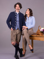 Load image into Gallery viewer, Trachtenjacke Alex in Marineblau
