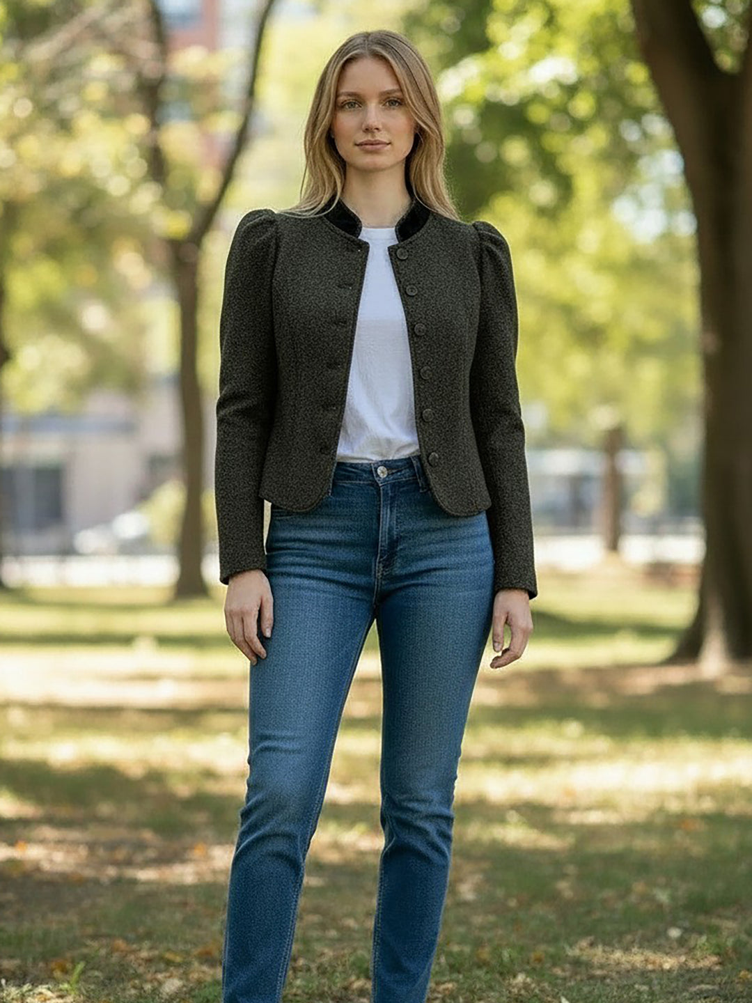 Walkblazer Elli in Olivgrün